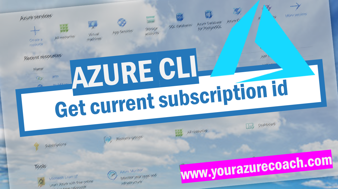 Get subscription id with Azure CLI