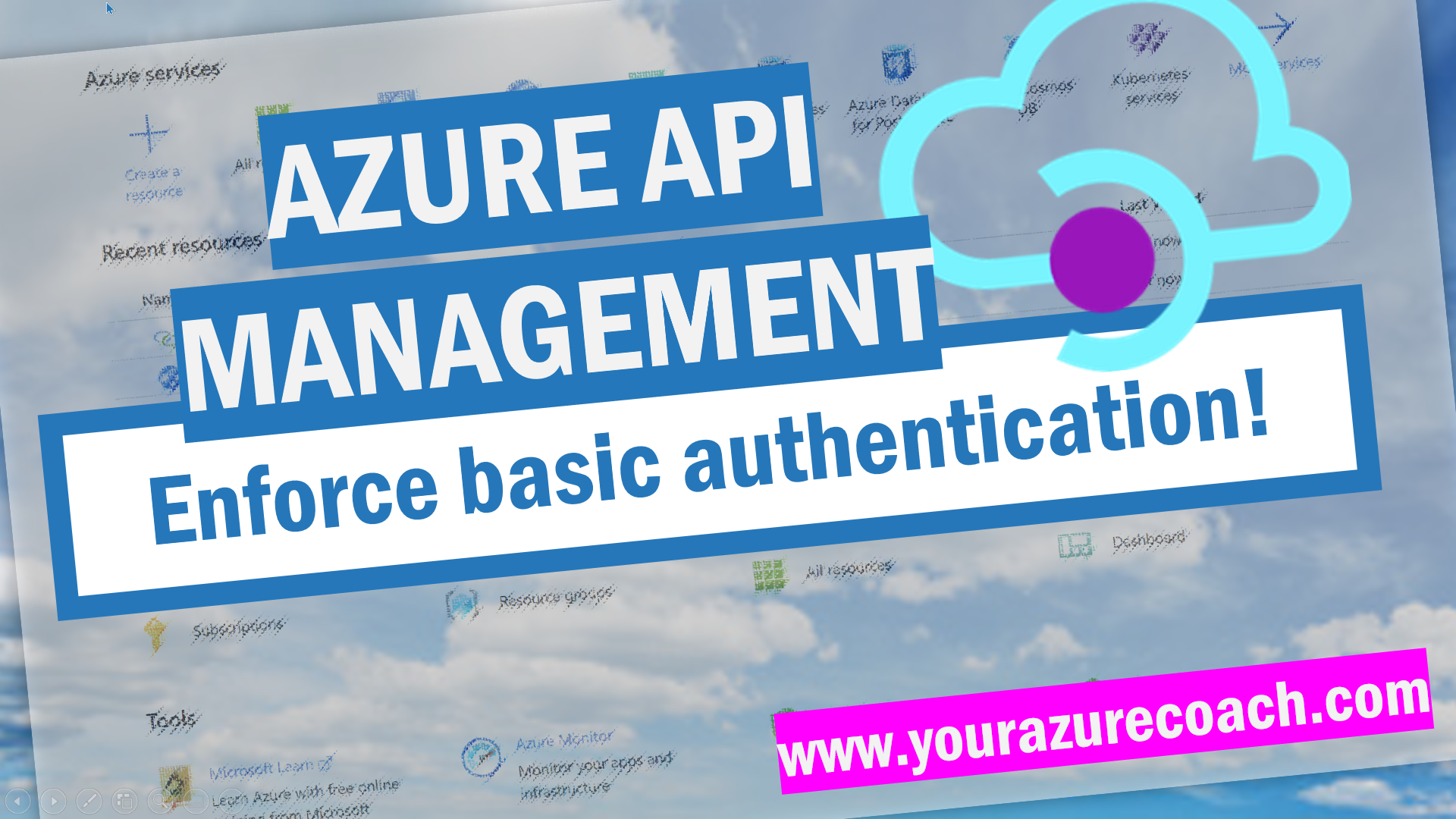 Enforce basic authentication in Azure API Management